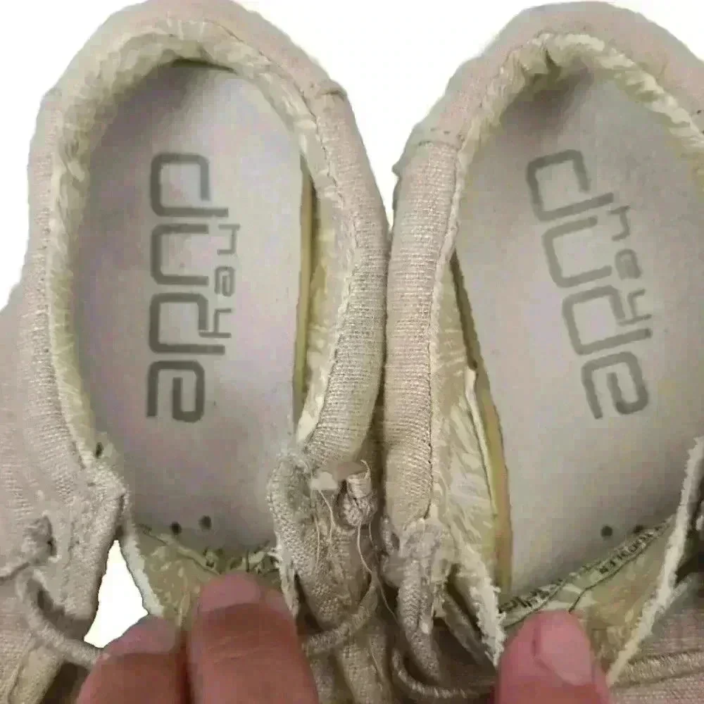 Hey Dude Toddler The Wally Beige Slip On Loafer Boat Shoe Toddler K9